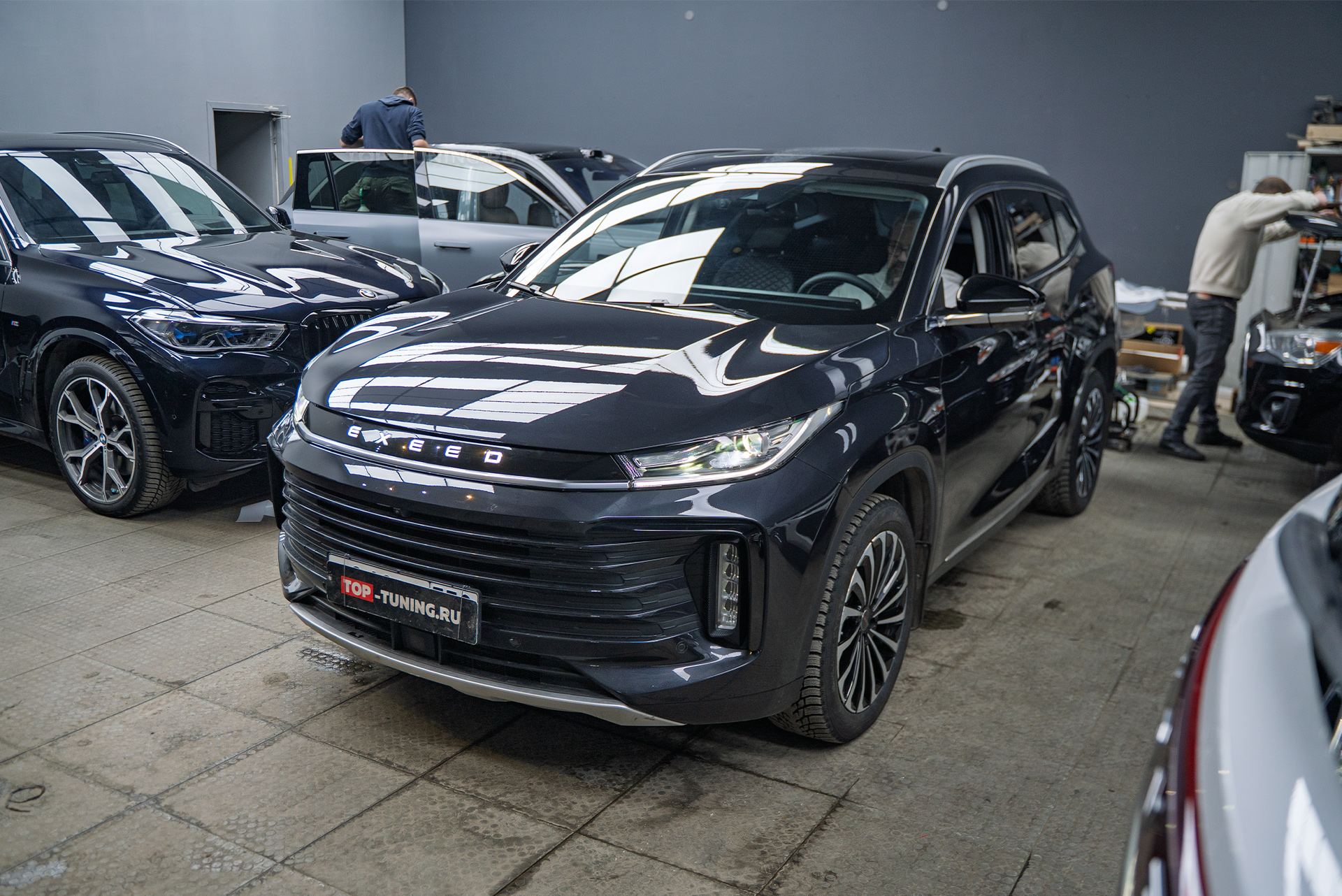 110906 Тюнинг фар Exeed TXL рестайлинг – установка ярких линз Night Assistant Тюнинг фар Exeed TXL рестайлинг – установка ярких линз Night Assistant