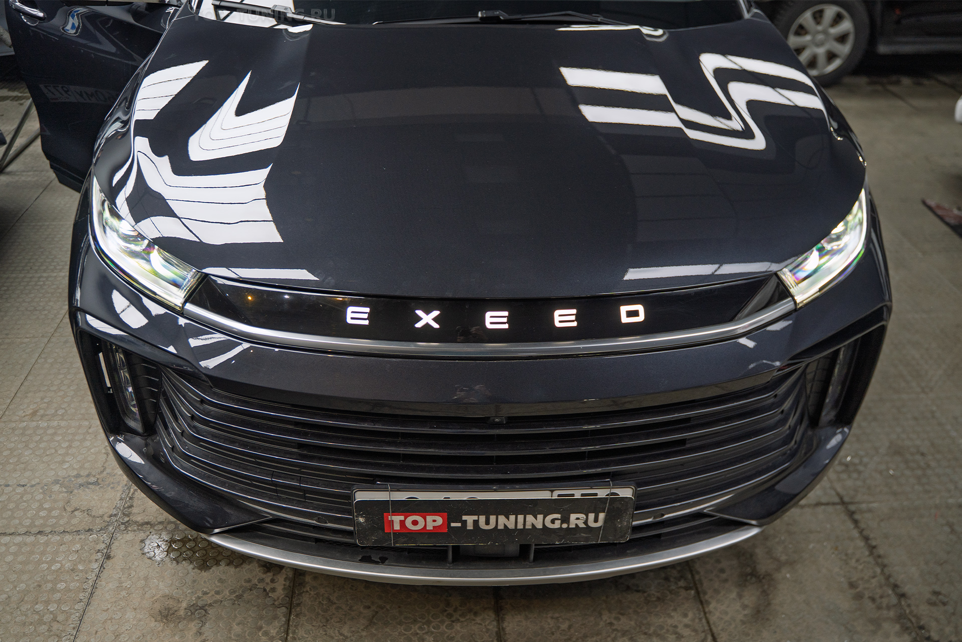 110906 Тюнинг фар Exeed TXL рестайлинг – установка ярких линз Night Assistant Тюнинг фар Exeed TXL рестайлинг – установка ярких линз Night Assistant