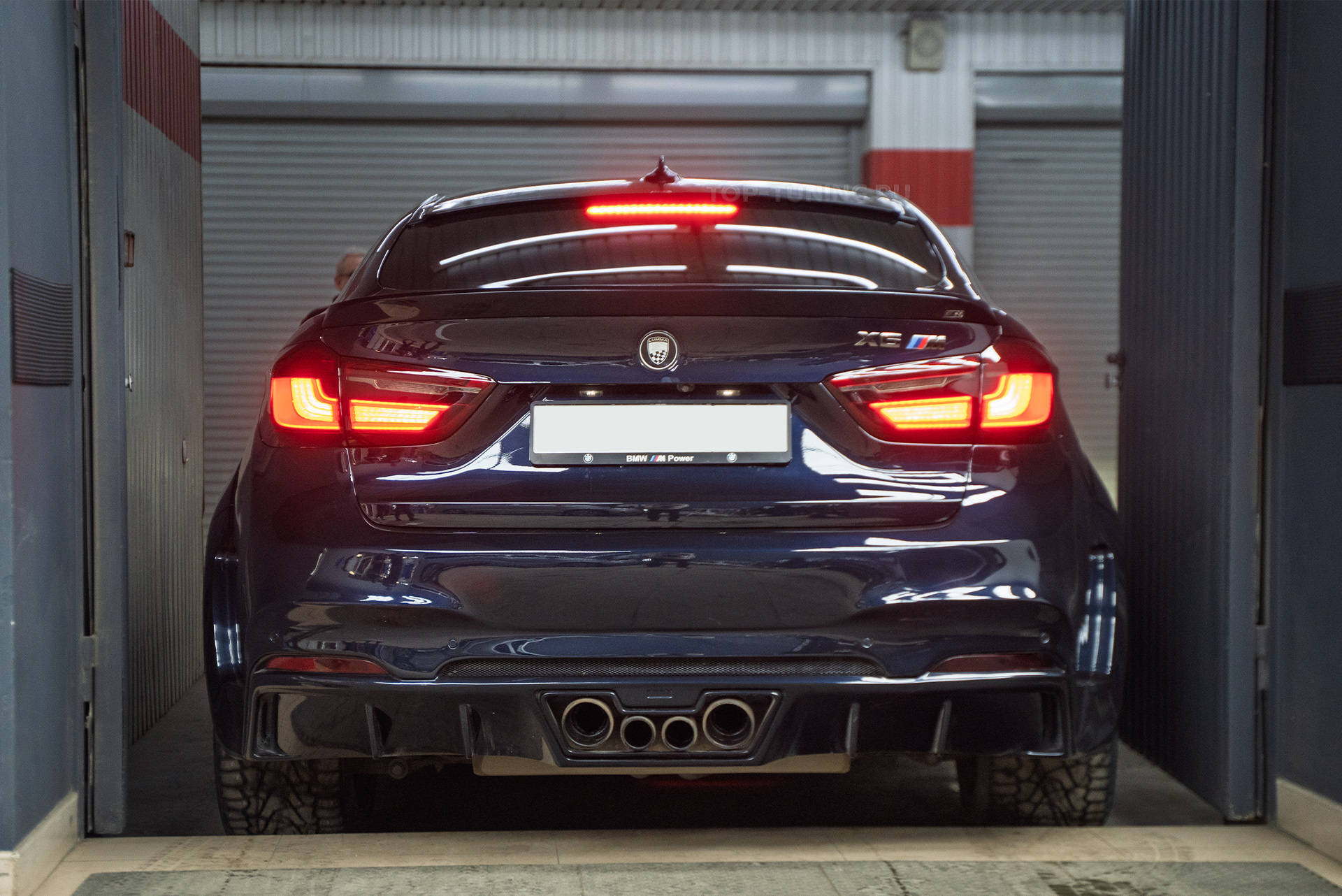 110915 Динамическая ambient-подсветка в салон BMW X6 F16