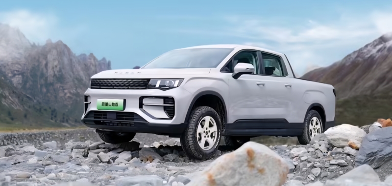 В Китае появились новые пикапы Geely Riddara PHEV для горного и холодного климата с запасом хода 1068 км