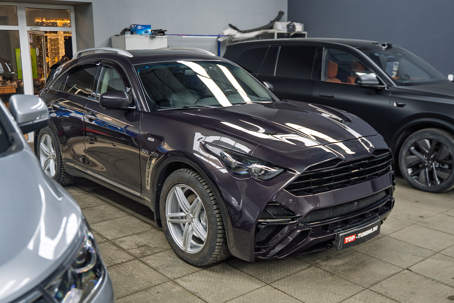 110938 Тюнинг обвеса + установка светодиодной оптики для Infiniti QX70
