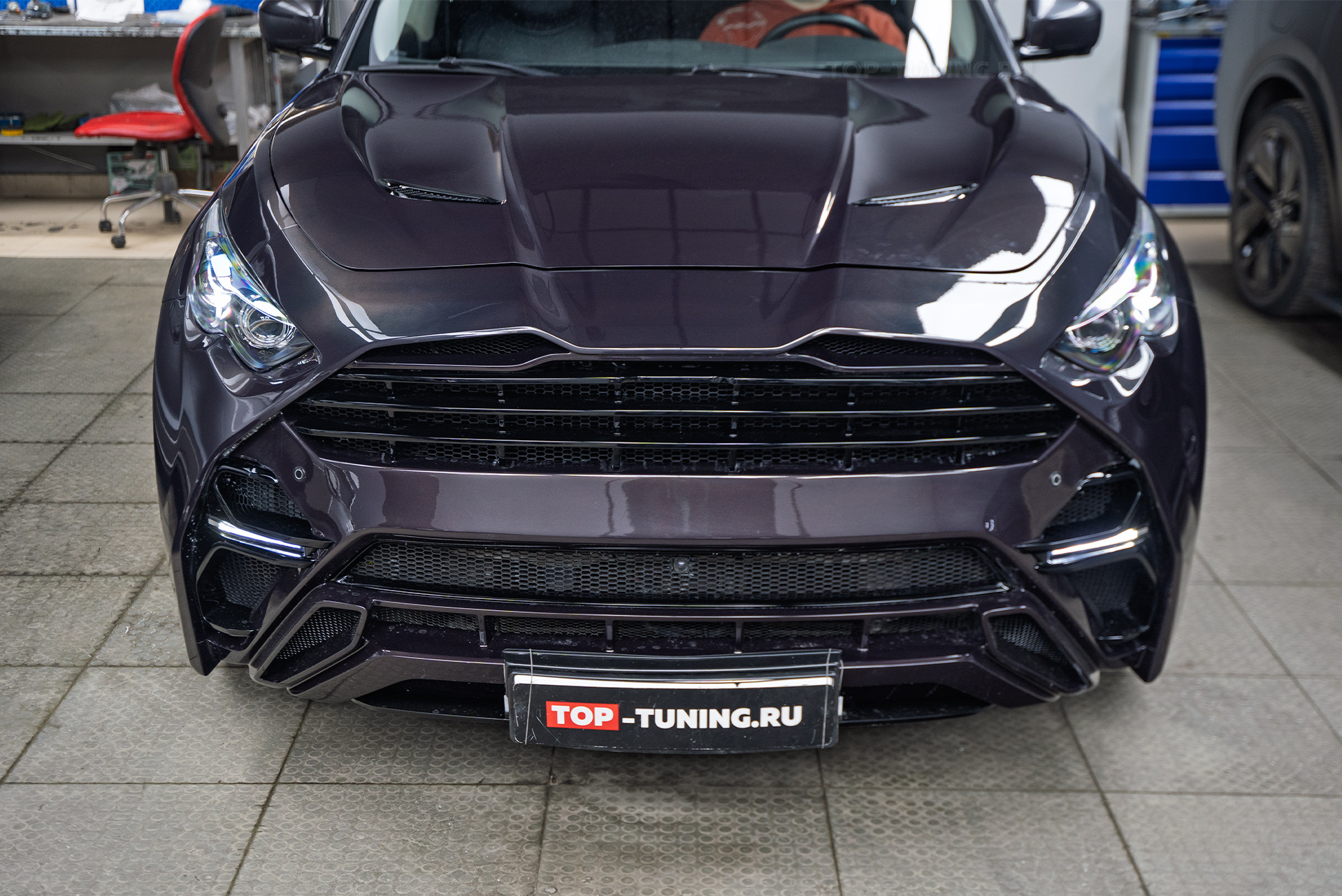 Тюнинг обвеса + установка светодиодной оптики для Infiniti QX70