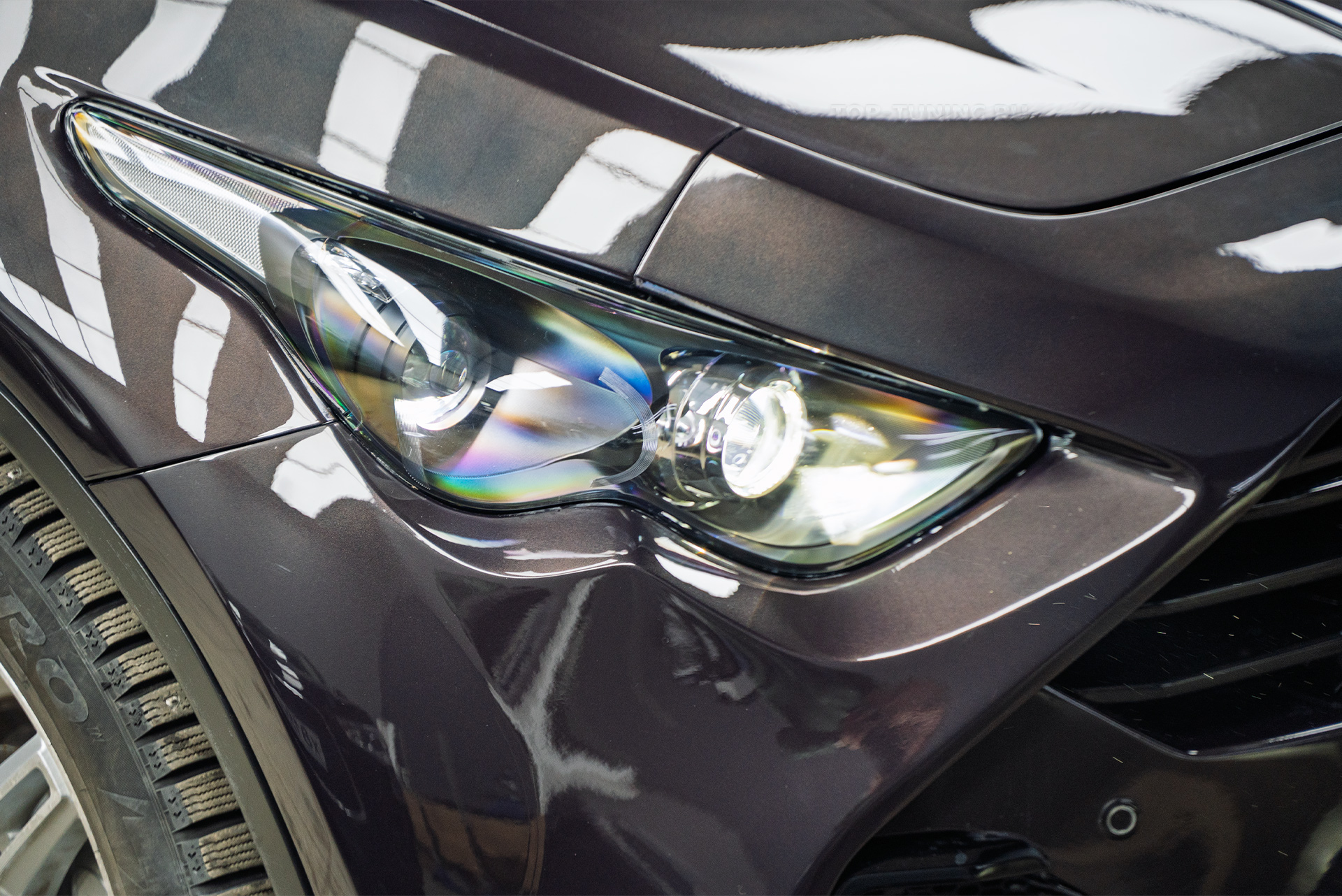 Тюнинг обвеса + установка светодиодной оптики для Infiniti QX70