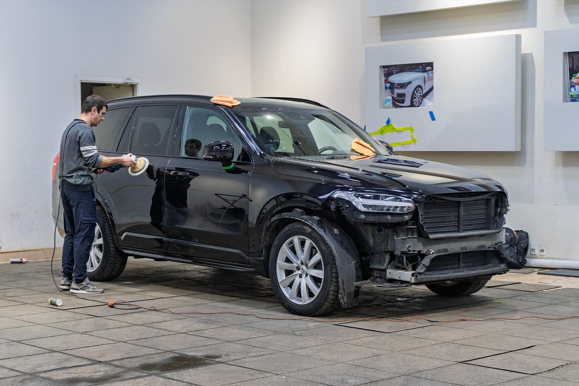 Полная оклейка кузова + дооснащение Volvo XC90 R-Design 2019-2024