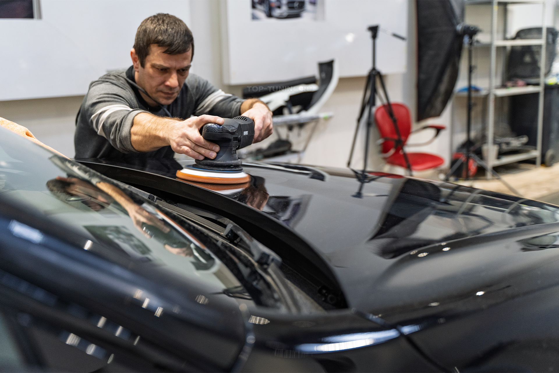 Полная оклейка кузова + дооснащение Volvo XC90 R-Design 2019-2024