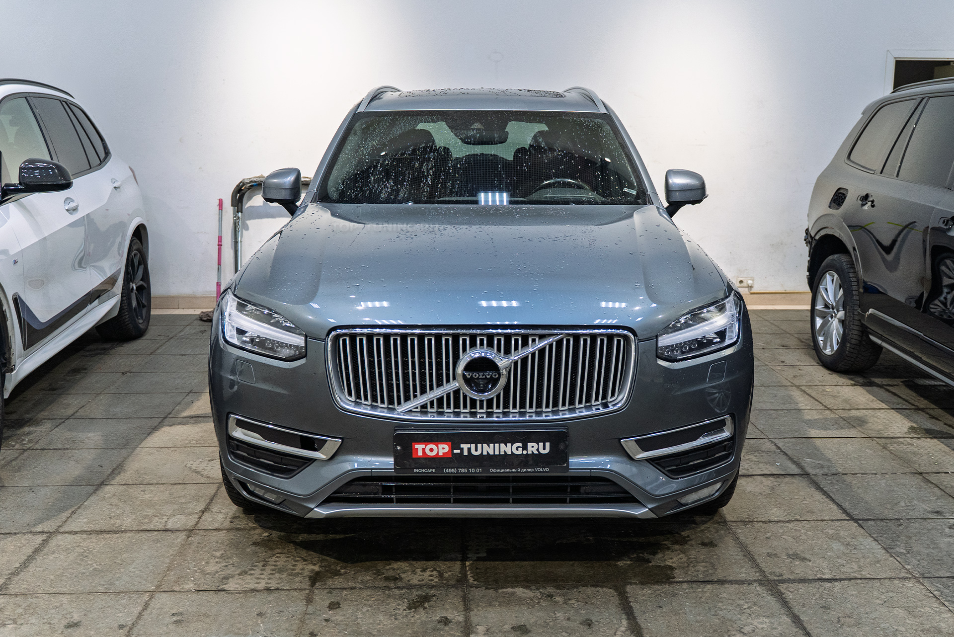 110977 Замена решетки радиатора Volvo XC90 II на версию в стиле рестайлинг