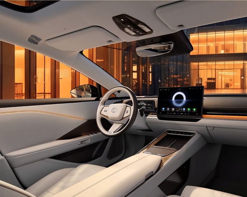 В салоне водителя и пассажиров ждёт продуманная и технологичная среда: