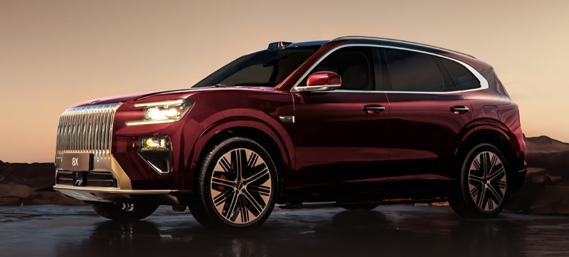 Zeekr?8X выделяется продуманным и эффектным экстерьером: