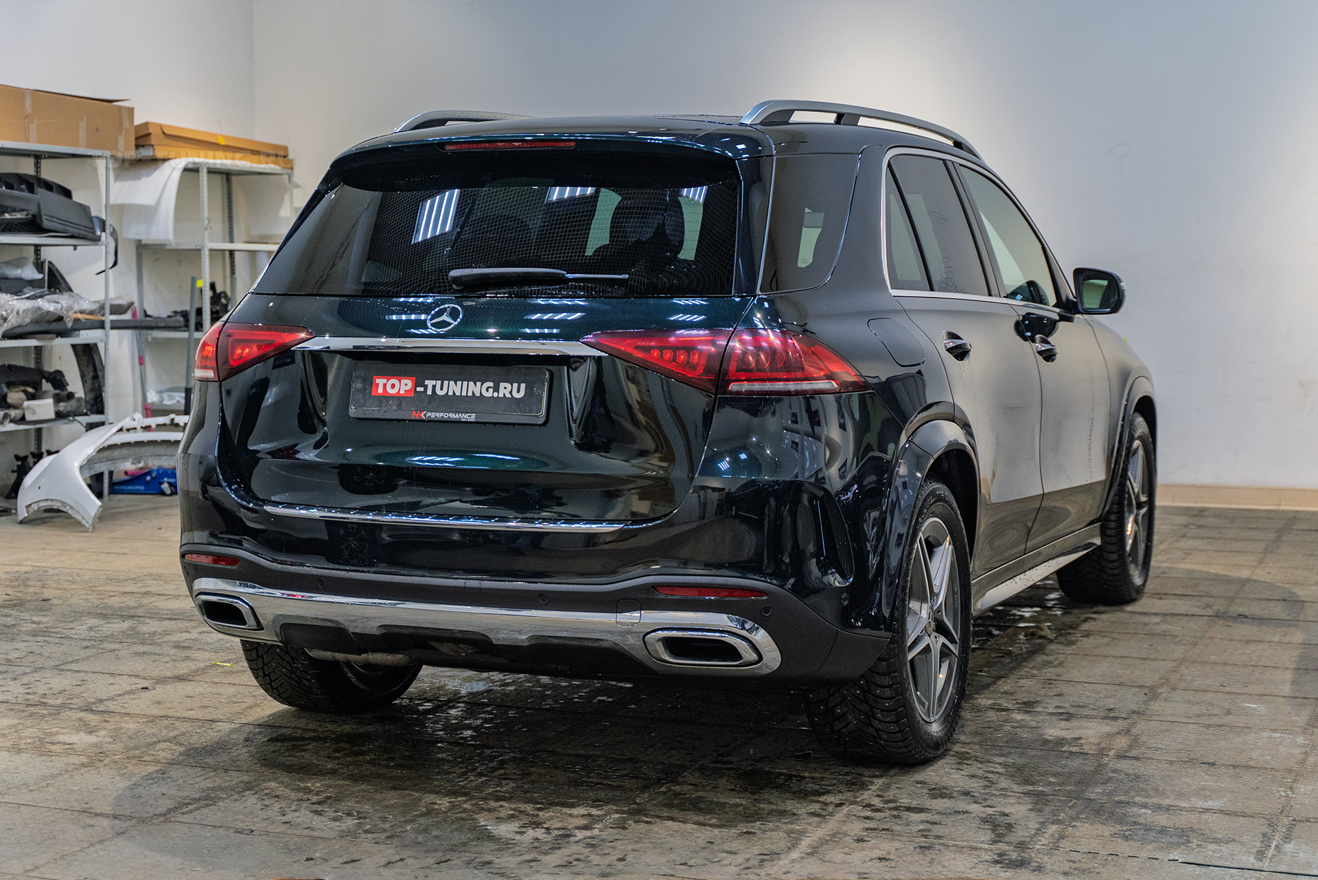 Монтаж силовых порогов-ступеней для Mercedes-Benz GLE Coupe 