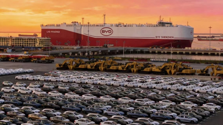 BYD планирует продать 1,3 миллиона автомобилей за рубежом в 2026 году после достижения 1,04 миллиона в 2025 году