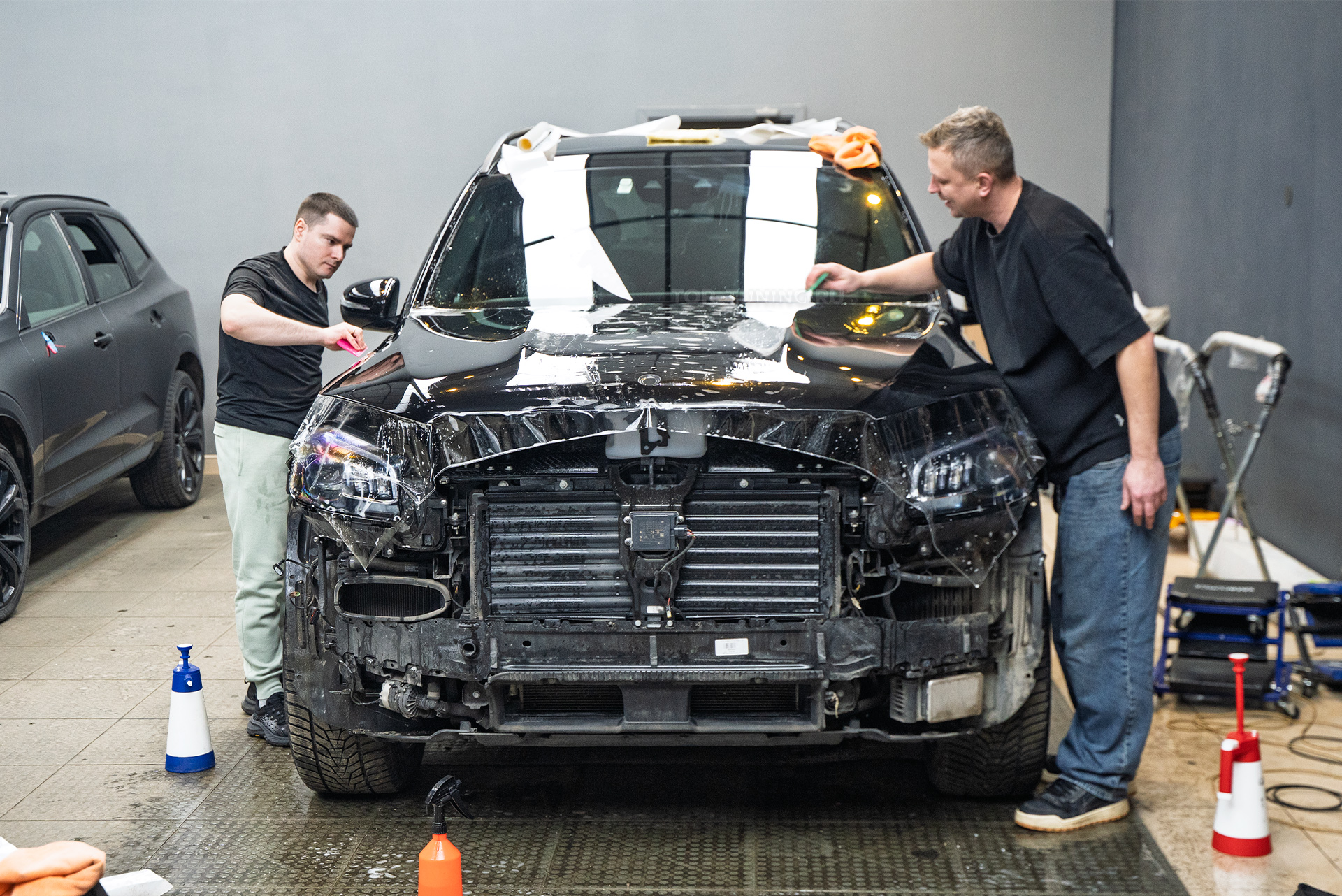 Защита зоны риска, тюнинг решетки радиатора для Mercedes-Benz GLS V167