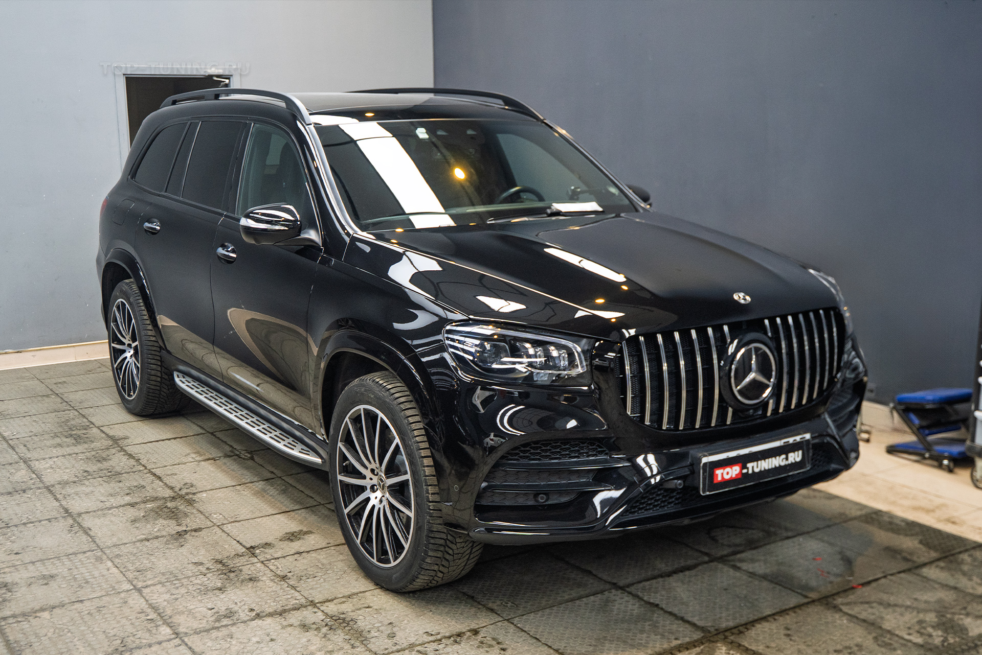 Защита зоны риска, тюнинг решетки радиатора для Mercedes-Benz GLS V167