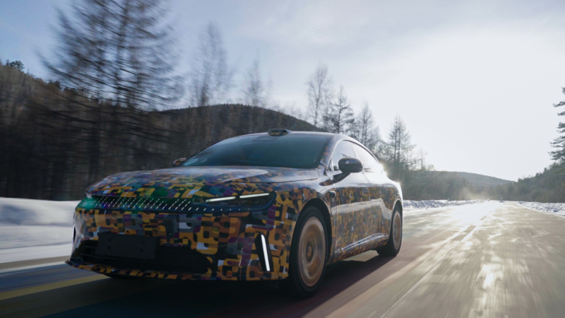 4,9-метровый лифтбек Smart #6 PHEV проходит зимние испытания в Китае