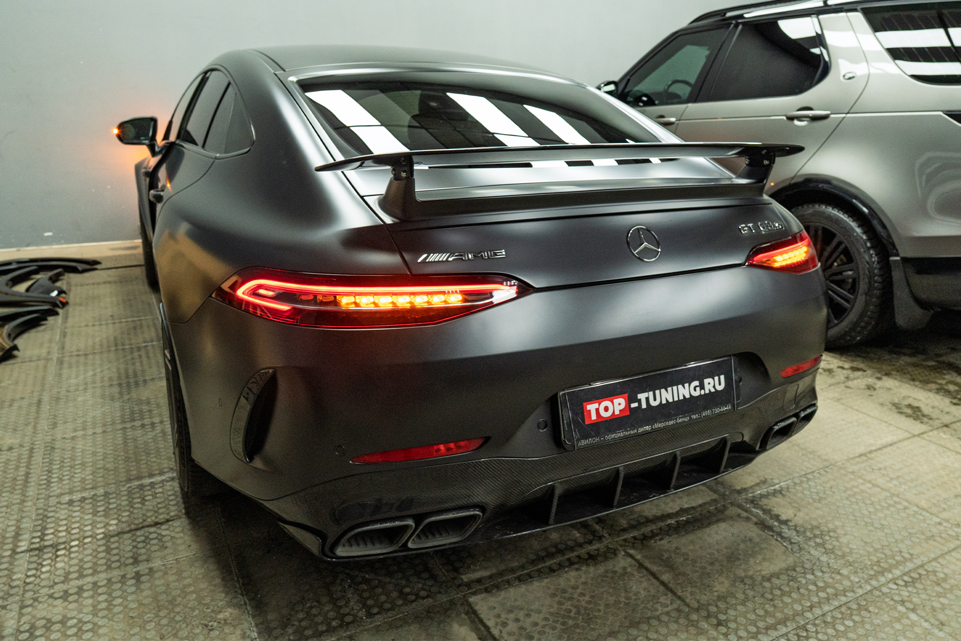 111202 Ремонт заднего фонаря Mercedes-Benz AMG GT рестайлинг &ndash; не работал стоп-сигнал