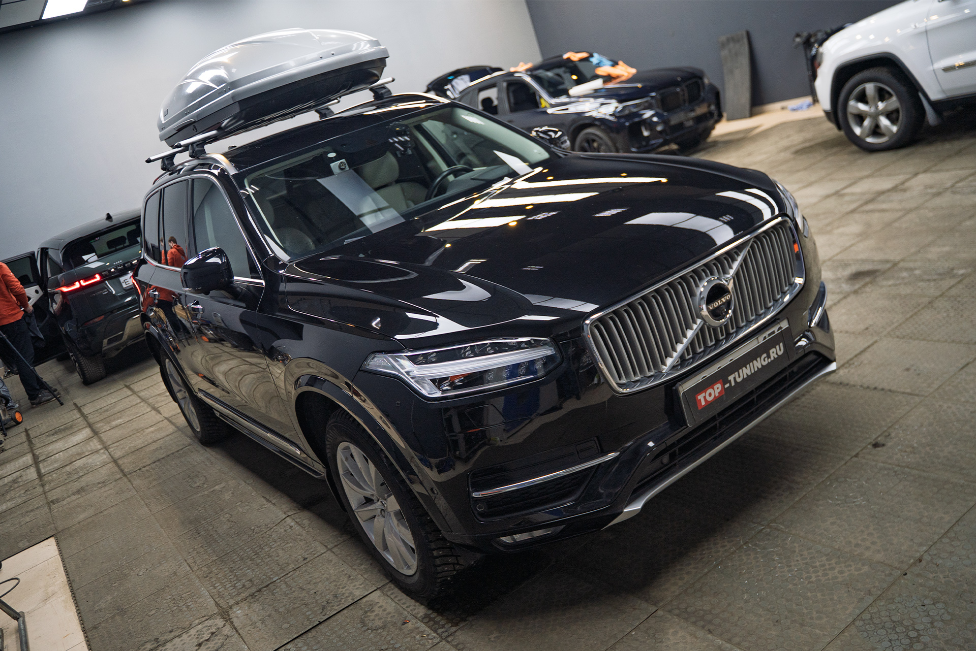 Установка системы кругового обзора Panorama V6 + дооснащение Volvo XC90 II