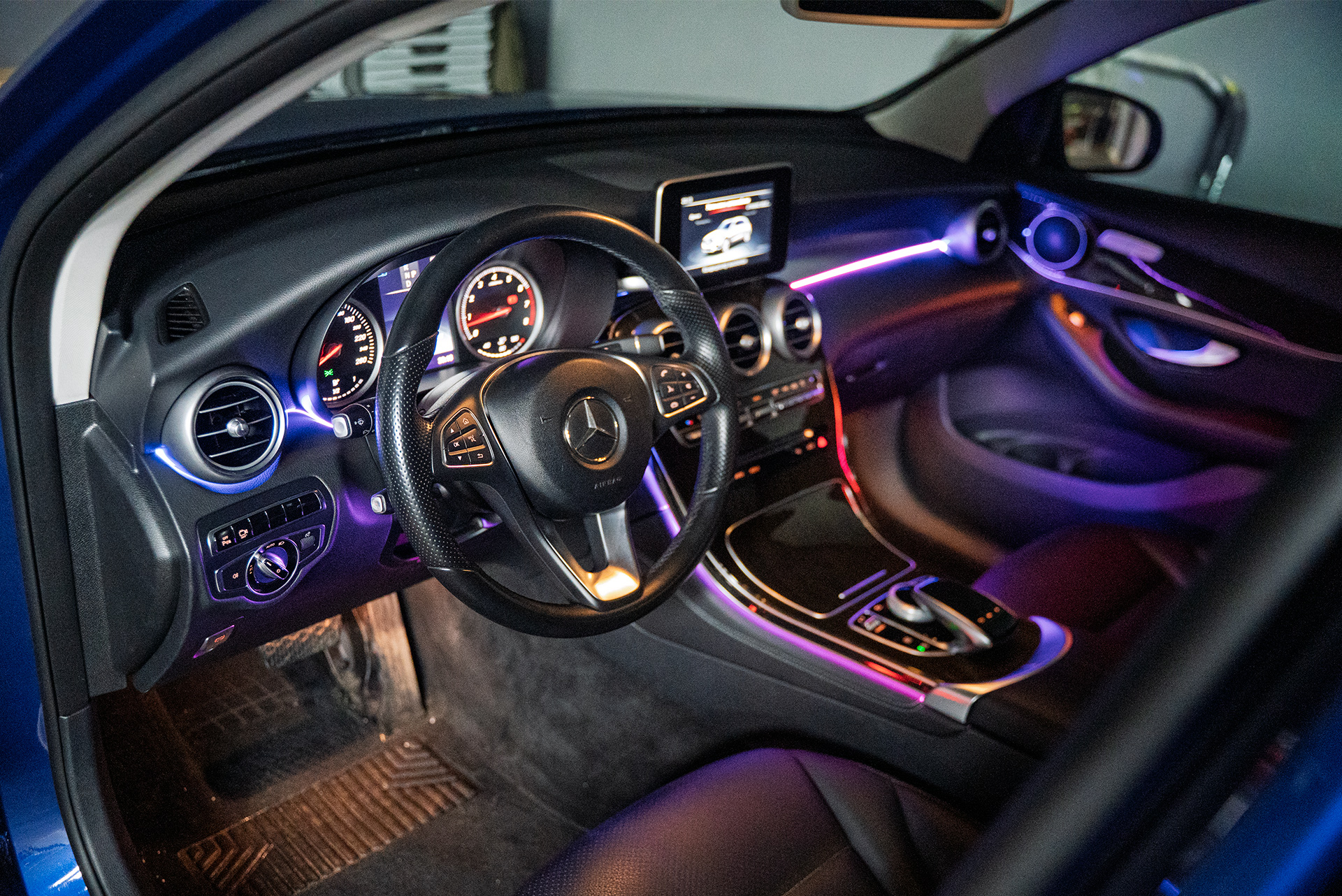 111312 Атмосферная LED подсветка салона для Mercedes-Benz GLC