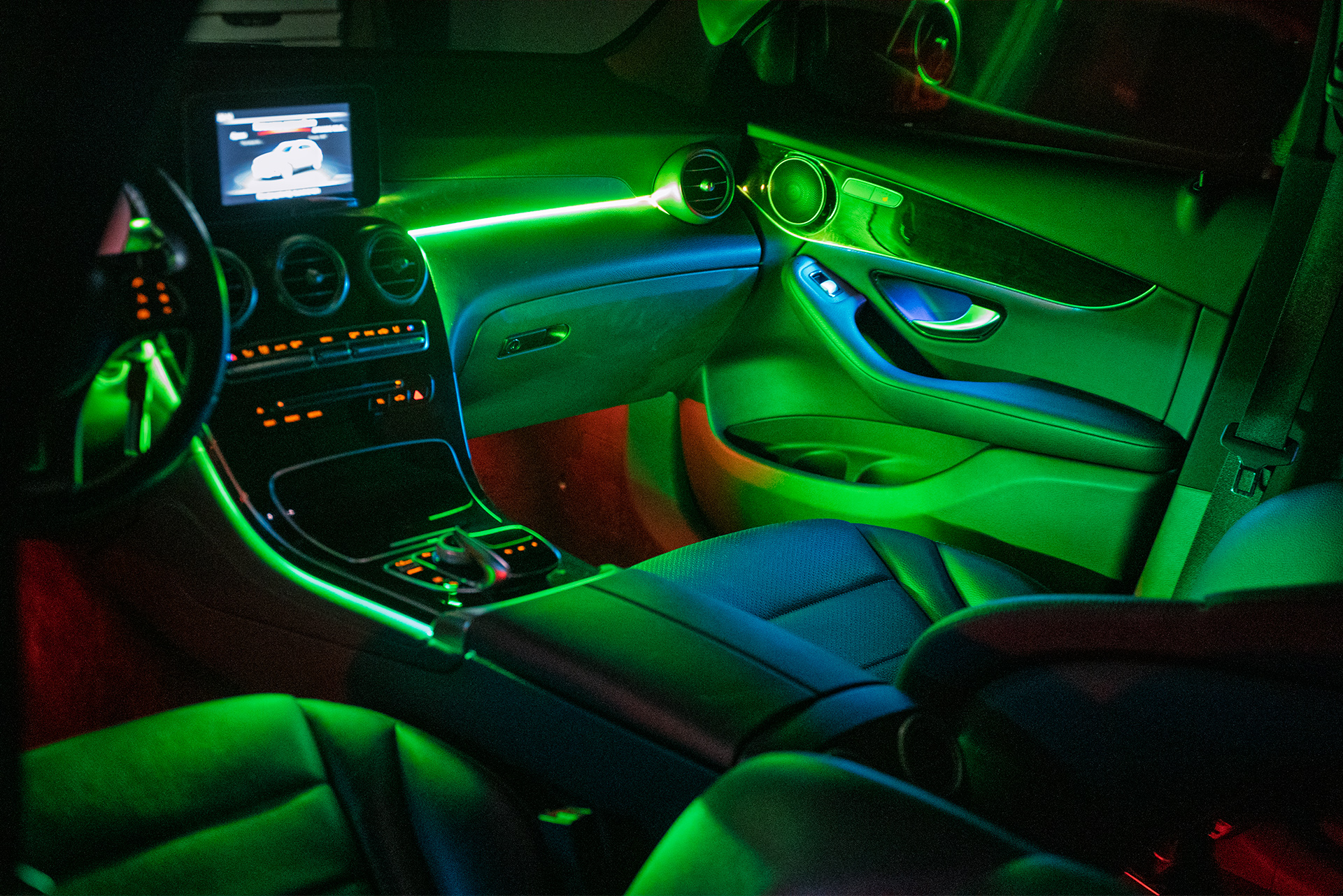 111312 Атмосферная LED подсветка салона для Mercedes-Benz GLC