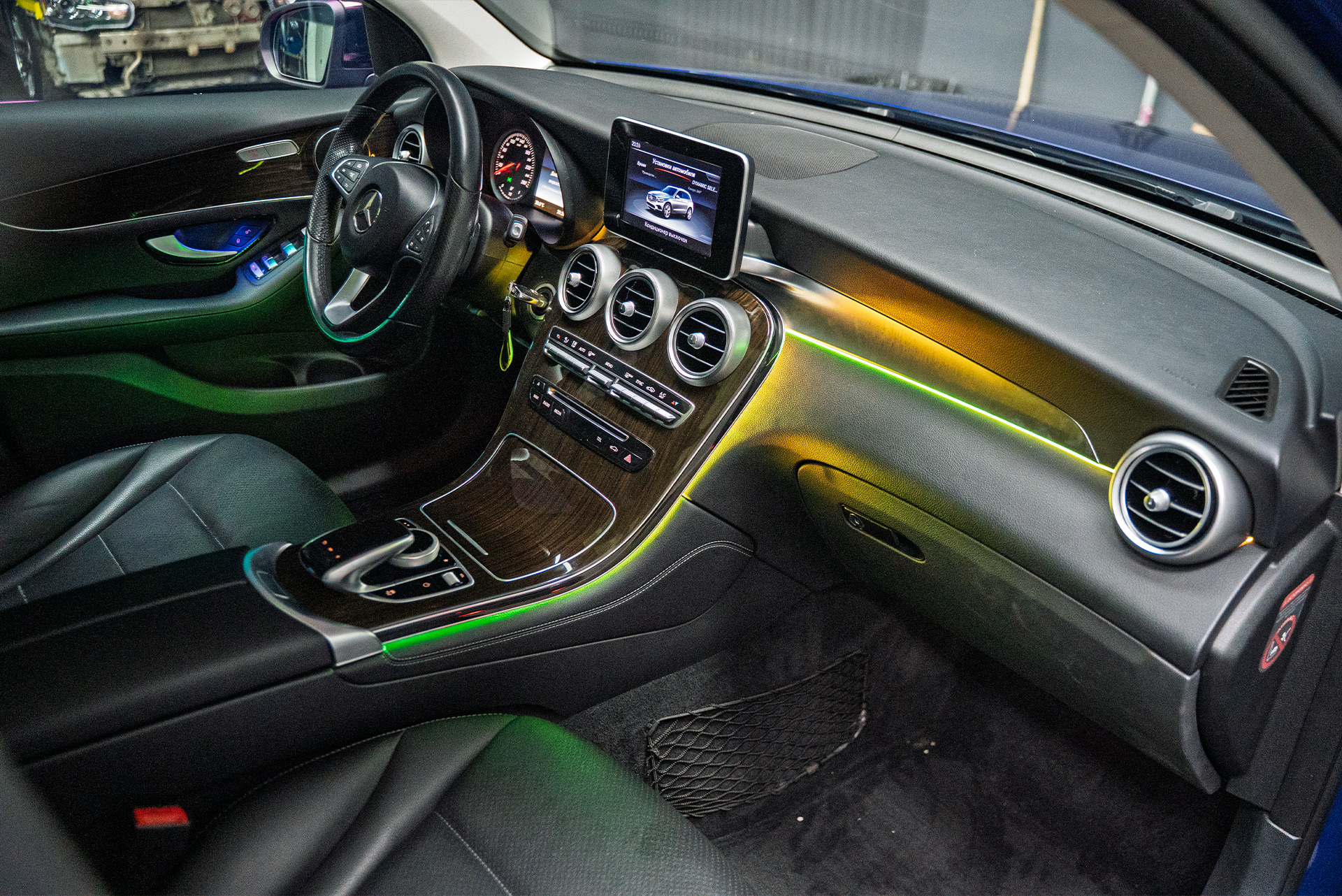 111312 Атмосферная LED подсветка салона для Mercedes-Benz GLC