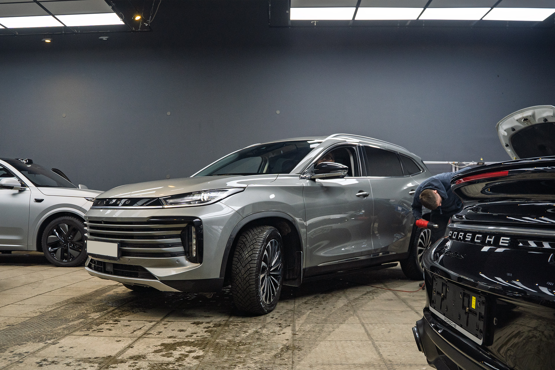 111341 Установка мощных линз MTF Cyber Light 2.0 в фары Exeed TXL