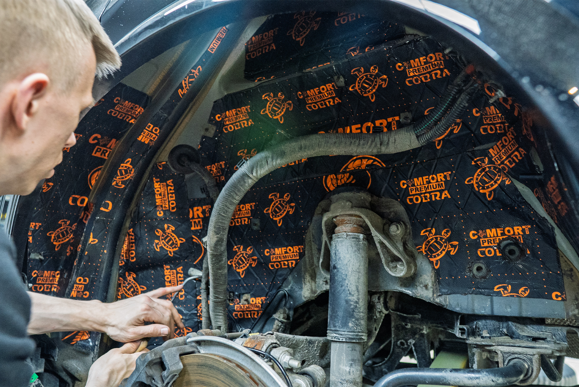 Шумоизоляция колесных арок и подкрылков Volvo XC90 II