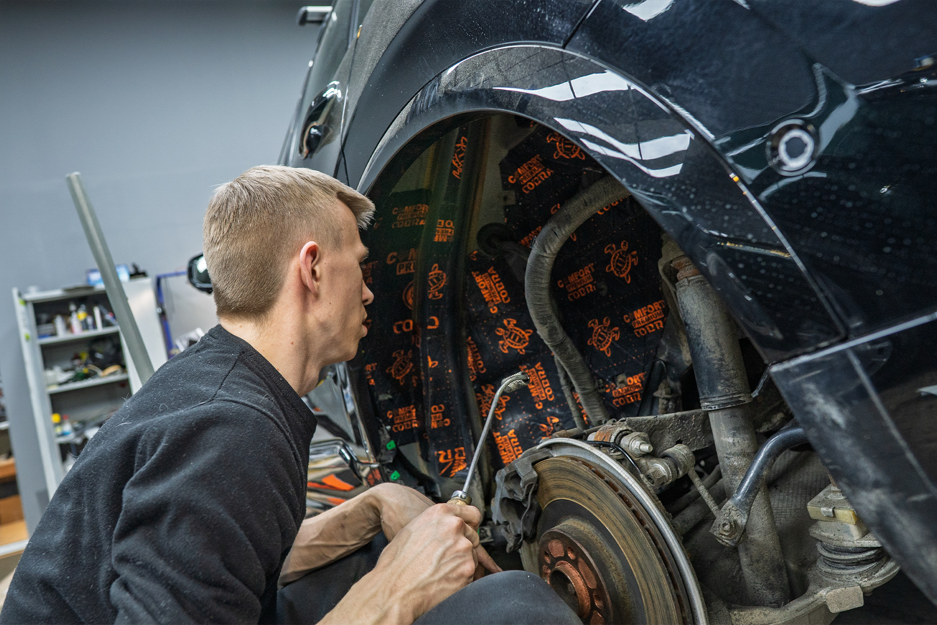 Шумоизоляция колесных арок и подкрылков Volvo XC90 II