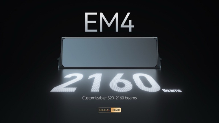 Компания Robosense от BYD представила Лидар с поддержкой до 2160 лучей