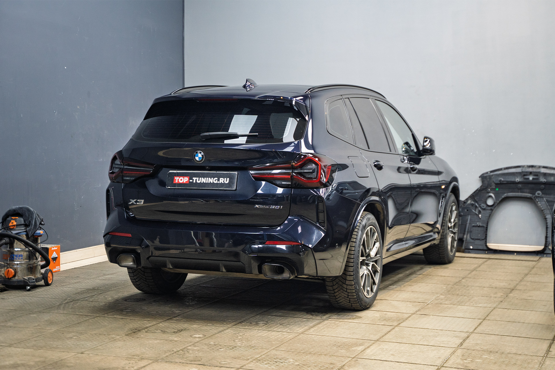 Монтаж силовых порогов-ступеней для BMW X3 G01 рестайлинг