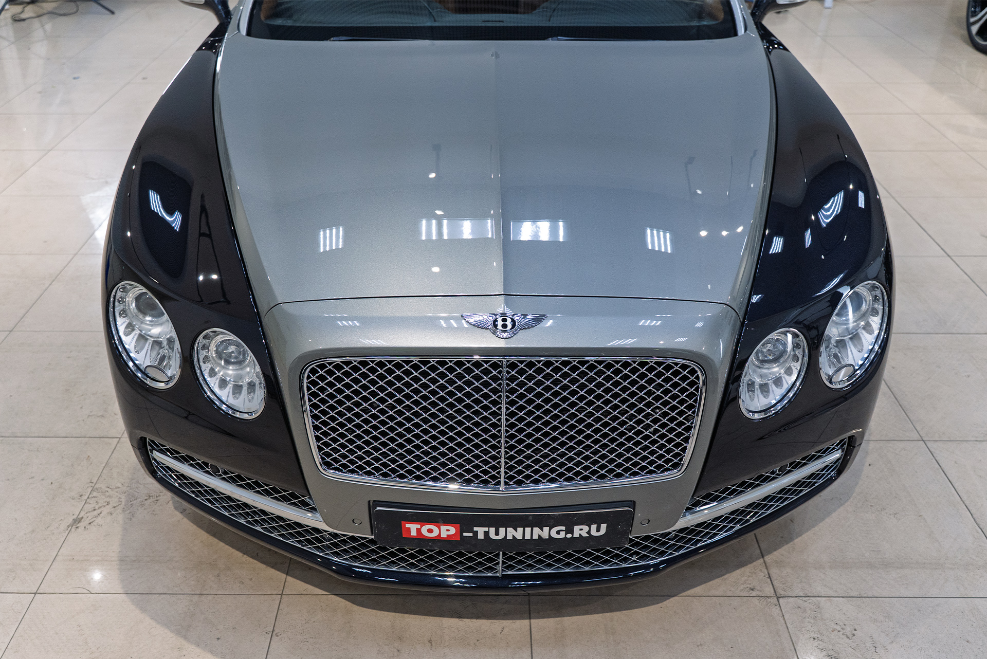 Окраска в два цвета кузова Bentley Flying Spur II 111450 Окраска в два цвета кузова Bentley Flying Spur II