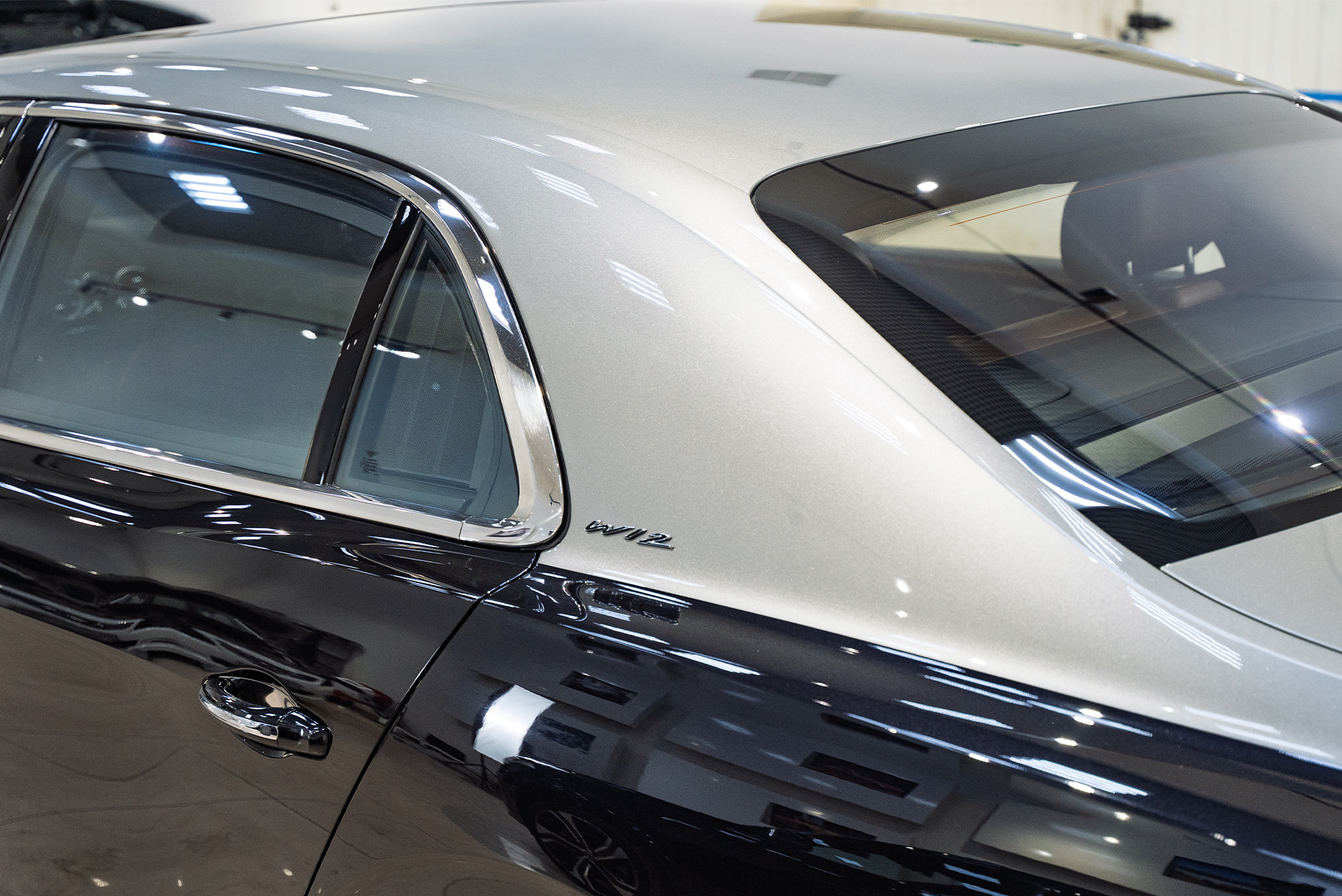 111450 Окраска в два цвета кузова Bentley Flying Spur II Окраска в два цвета кузова Bentley Flying Spur II