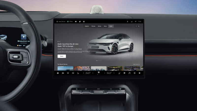 Компания 3?Screen?Solutions?(3SS) &mdash; поставщик цифровых развлекательных решений &mdash; 31?марта объявила о запуске совместно с Geely Technology Europe развлекательного центра Zeekr