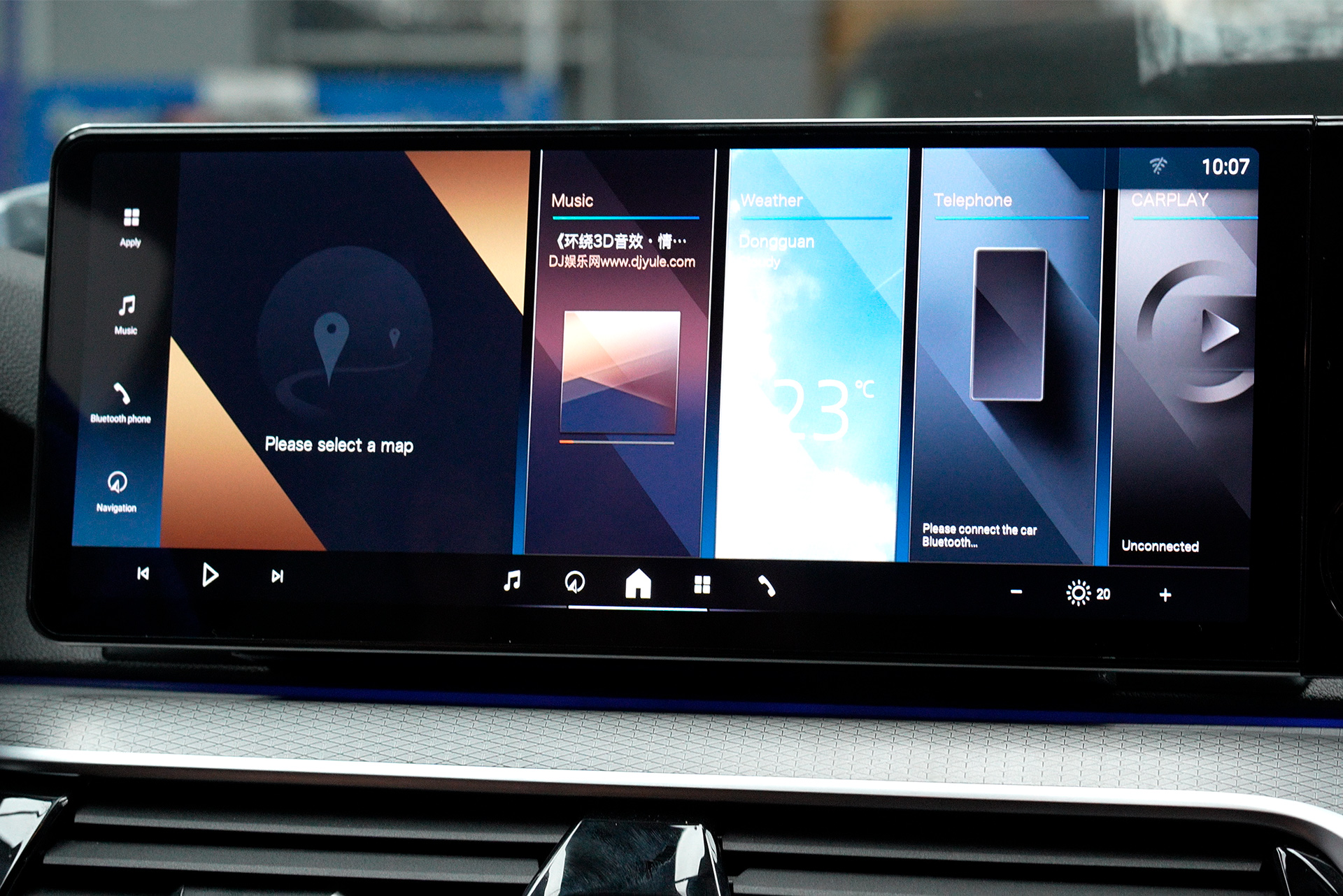 Установка монитора в салон BMW 5 серии G30 рестайлинг