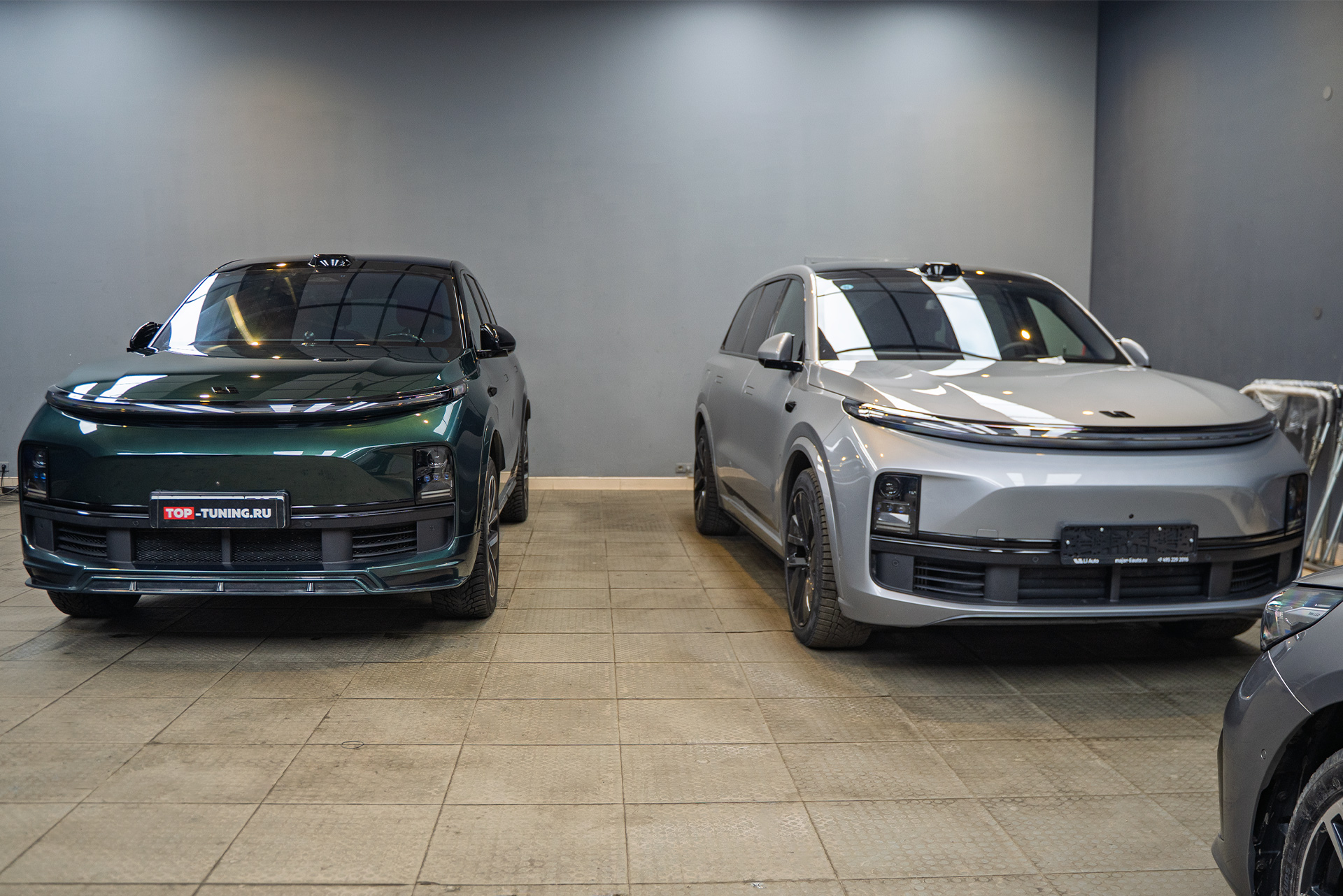 Монтаж брызговиков на колесные арки Lixiang L9 