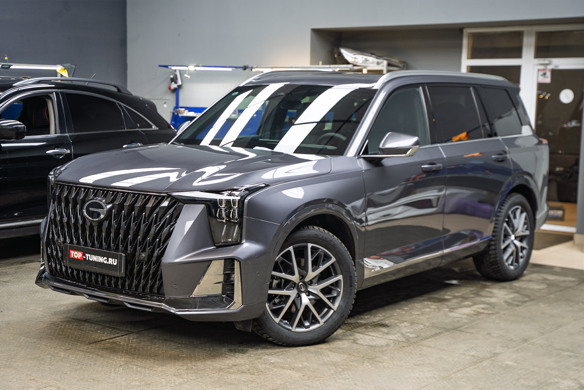 111543 Монтаж защитной сетки-фильтра в радиатор GAC GS8 Dragon