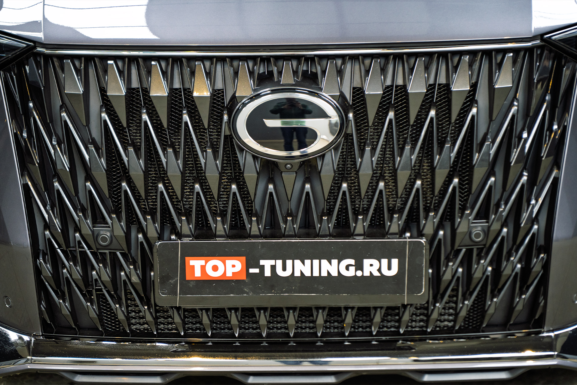 111543 Монтаж защитной сетки-фильтра в радиатор GAC GS8 Dragon