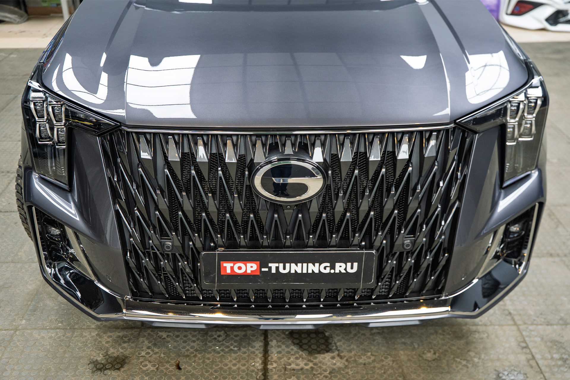 111543 Монтаж защитной сетки-фильтра в радиатор GAC GS8 Dragon