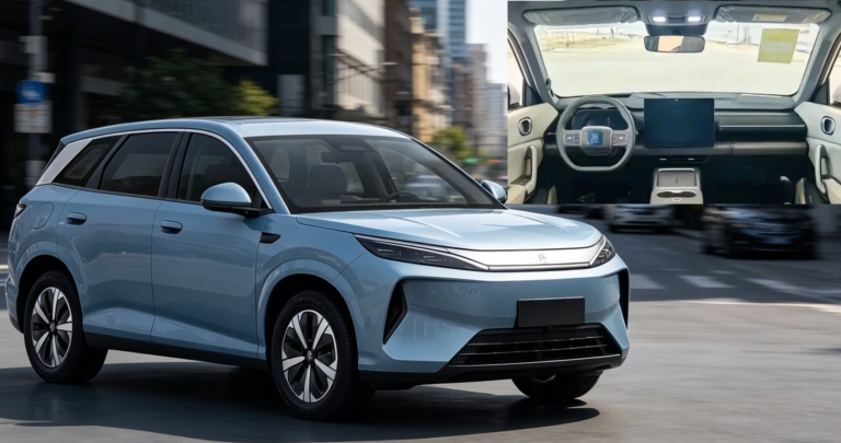 Утечка изображений интерьера нового BYD Atto 3: автомобиль получит единый дизайн в стиле Dynasty перед запуском в мае