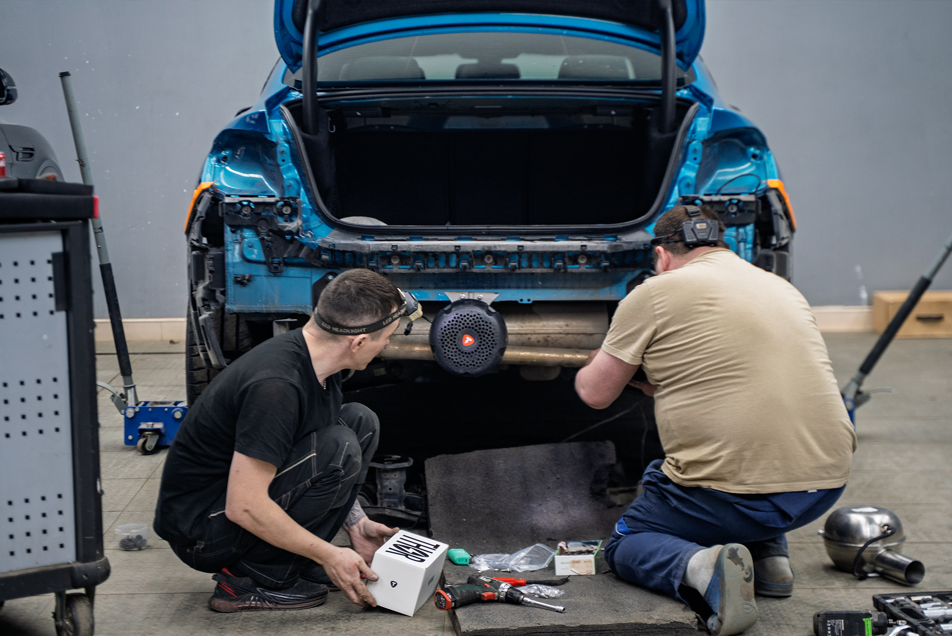 Тюнинг выхлопа BMW 4 серии F32 рестайлинг &ndash; электронная система THOR 