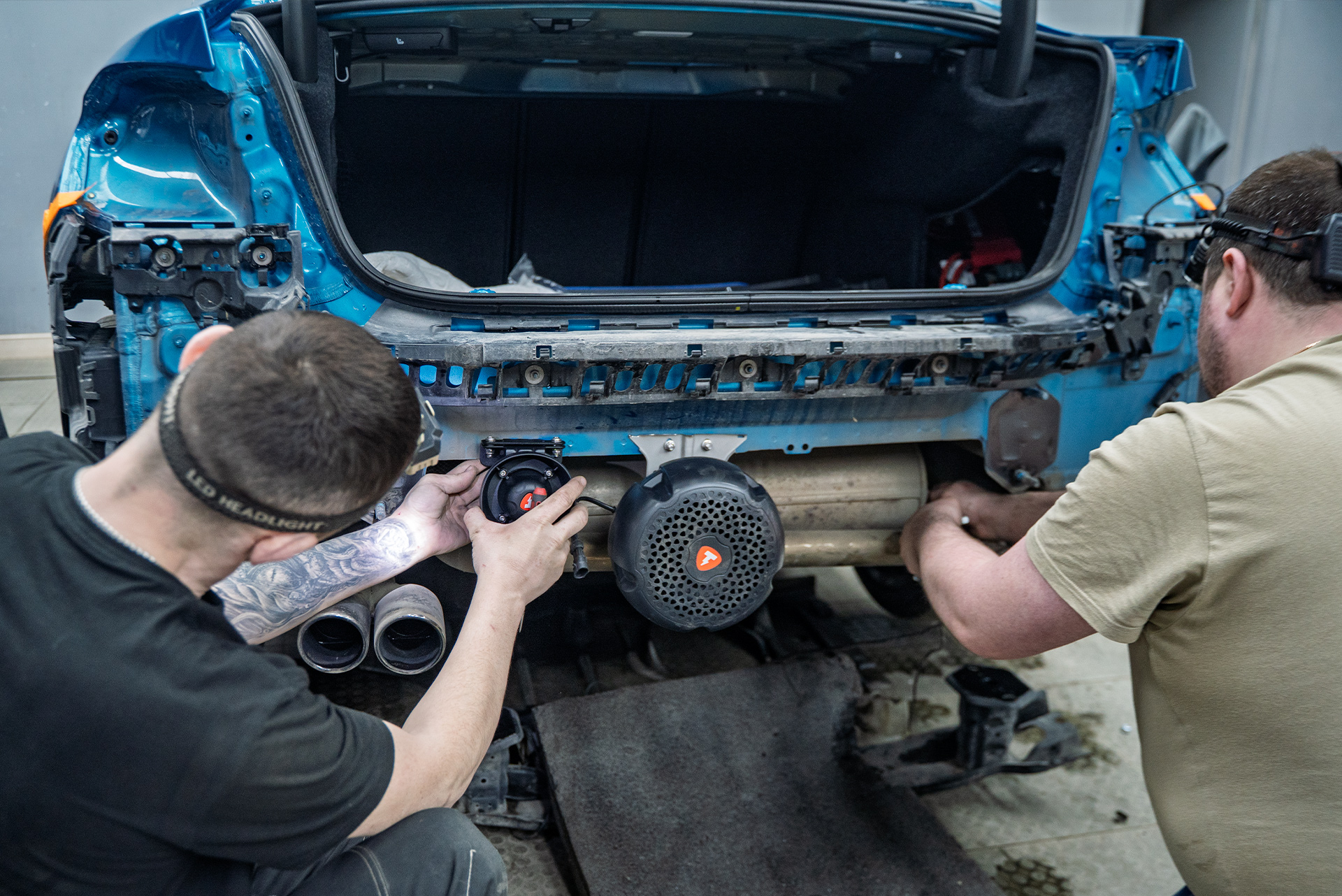 111593 Тюнинг выхлопа BMW 4 серии F32 рестайлинг &ndash; электронная система THOR