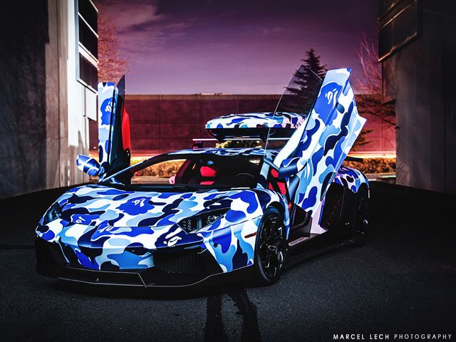 Lamborghini Aventador Ski Car