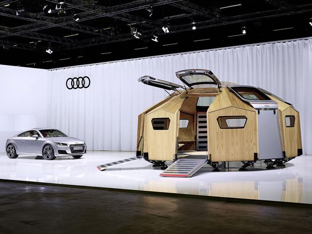 Audi TT павильон представлен в Майами