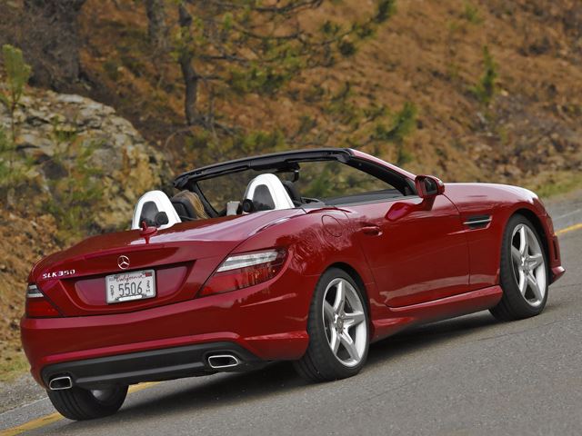 Может ли Mercedes SLK Coupe быть соперником Porsche Cayman