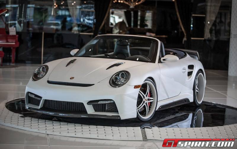 Белый Porsche 997 Turbo Cabriolet от Couture Customs