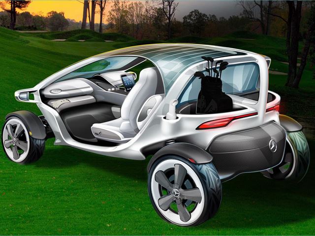 Электрический автомобиль для гольфа от Mercedes