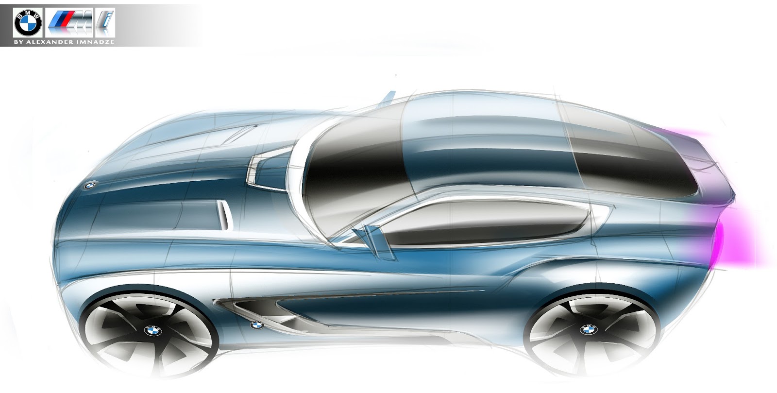 Рендеры BMW M.I.Z. Concept от Александра Имнадзе