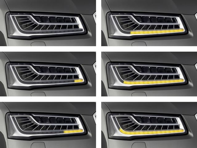 Audi A8 Facelift – официальные скетчи