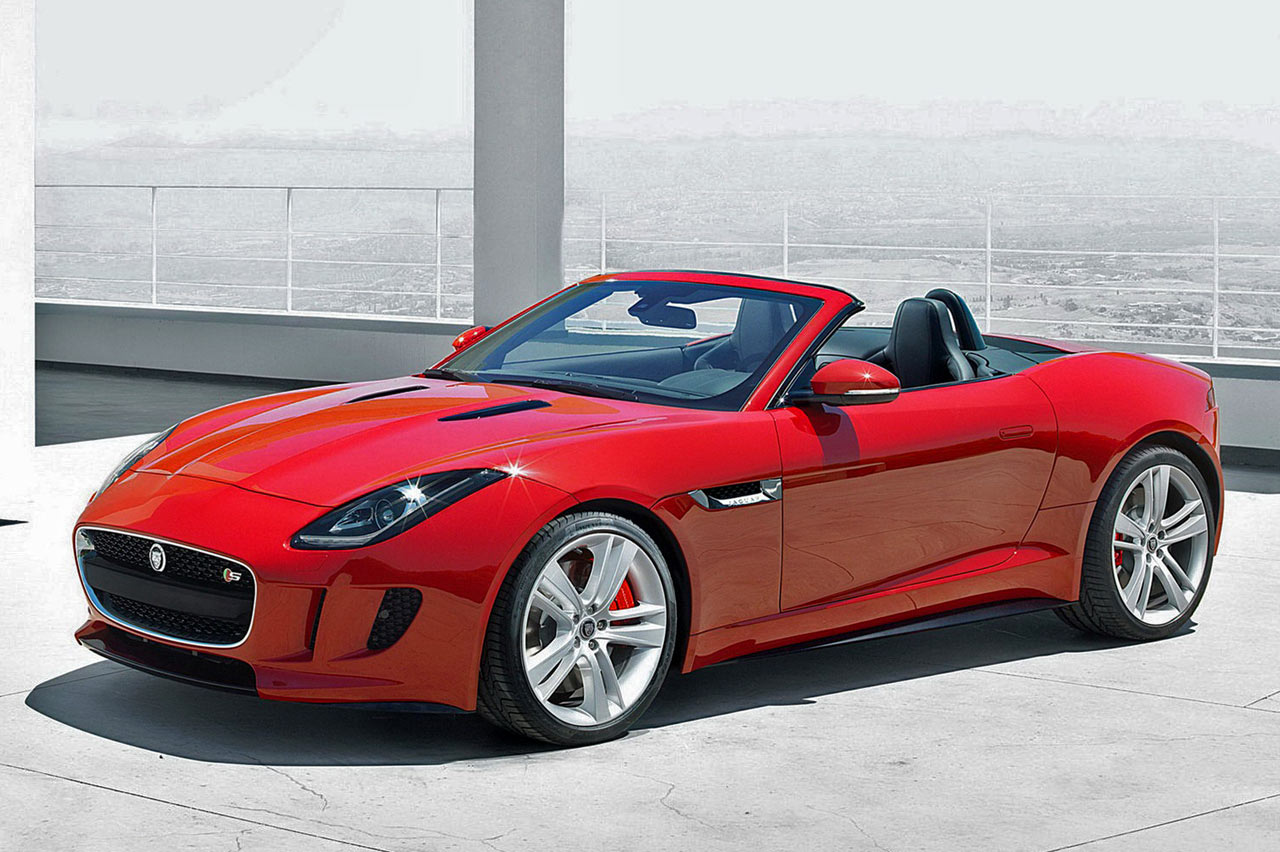 Шпионские снимки 2014 Jaguar F-Type R Coupe