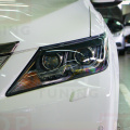 Передняя тюнинг-оптика  с ангельскими глазками VW Style V2 на Toyota Camry V50 (7)
