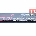 Шильдик STI 100х24 мм на Subaru