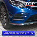 Хромированные молдинги переднего бампера Epic 2017+ на Mercedes GLC X253