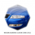 Реснички на фары для Nissan Almera Classic